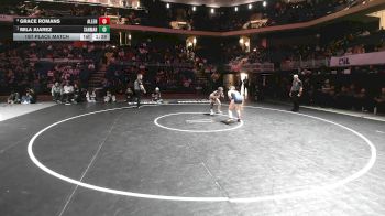 6A 120 lbs 1st Place Match - Mila Juarez, San Marcos vs Grace Romans, Allen