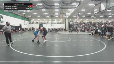 215 lbs Cons. Round 1 - Andrew Adams, Fayetteville High School Wrest vs Anthony Hyatt, Lee`s Summit