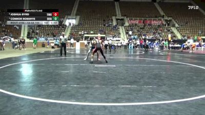 1A-4A 150 Quarterfinal - Joshua Byrd, T. R. Miller vs Connor Roberts, Dora