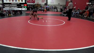 113 lbs Round 5 - Garrett Pumphrey, Eddyville-Blakesburg-Fremont vs Joseph Schreiber, Washington