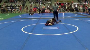 55 lbs Semifinal - Miles Cain, RAW vs Caiden Grizzard, Wagoner Takedown Club