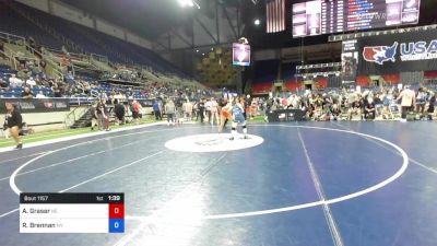 138 lbs Cons 16 #2 - Addeline Graser, Nebraska vs Rebecca Brennan, New York