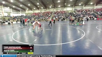 126 lbs Quarterfinal - Austin Paris, Champions Wrestling Club vs Todd Whitescarver, Rocky Mountain Wrestling Acade