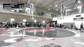 215 lbs Quarterfinal - Jackson Holman, Sandpoint vs Dex Dunlap, Le Grande