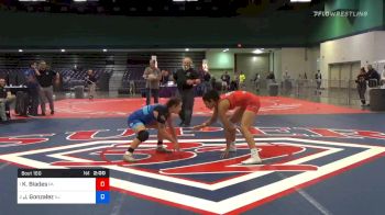 Match - Kennedy Blades, Pa vs Jewel Gonzalez, Nj