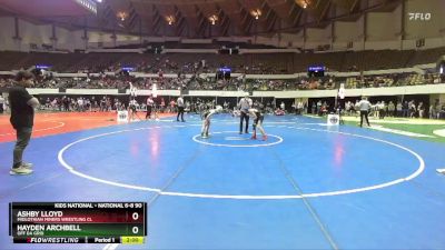 National 6-8 90 Quarterfinal - Hayden Archbell, Off Da Grid vs Ashby Lloyd, Midlothian Miners Wrestling Cl