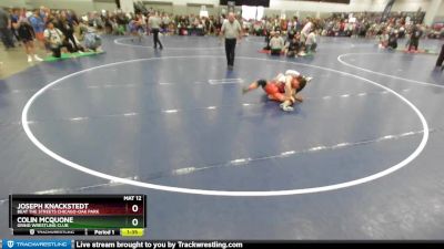 138 lbs Champ. Round 1 - Joseph Knackstedt, Beat The Streets Chicago-Oak Park vs Colin McQuone, Grind Wrestling Club