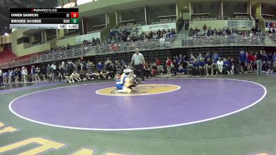 144 lbs Round 1 (4 Team) - Brodee Scobee, Bennington vs Owen Sawicki, Doniphan-Trumbull
