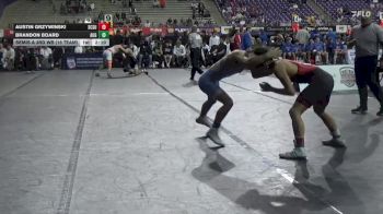 125 lbs Semis & 3rd Wb (16 Team) - Austin Grzywinski, St. Cloud State vs Brandon Board, Augustana (SD)