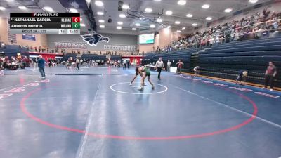 132 lbs Champ. Round 1 - Nathanael Garcia, Klein Oak vs Andrew Huerta, Conroe The Woodlands