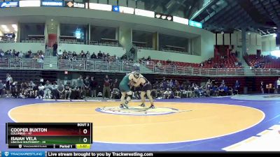 215 lbs Round 2 (4 Team) - Cooper Buxton, Columbus vs Isaiah Vela, Lincoln Southwest