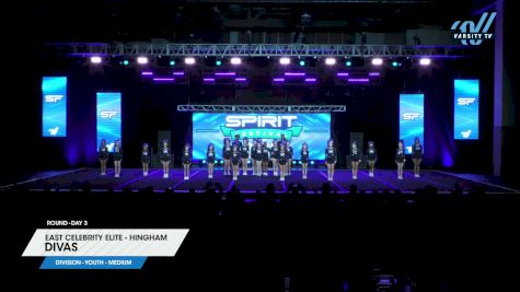 East Celebrity Elite - Hingham - DIVAS [2025 L1 Youth - Medium Day 3] 2025 Spirit Fest Grand Nationals