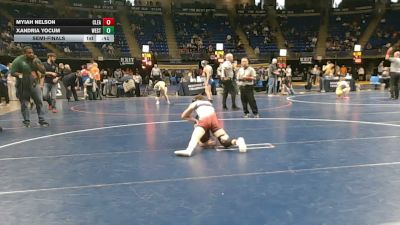115 lbs Semifinal - Myiah Nelson, Clearfield vs Xandria Yocum, West Perry
