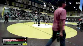 74 lbs Cons. Semi - Liam Roman, LAWC vs Giavanna Dipasqua, Ramona Dawg Pound Wrestling Cl