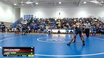 175 lbs Semifinal - Landin Weber, St Martin vs Trent Schlosberg, Ocean Springs High School