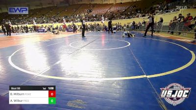 55 lbs Final - Breckon Milburn, Powerhouse Wrestling Academy vs Asher Wilbur, Predator Wrestling