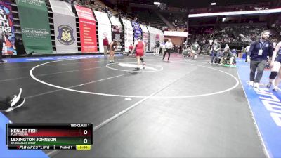 190 Class 1 lbs Champ. Round 1 - Lexington Johnson, St. Charles West vs Kenlee Fish, Plattsburg