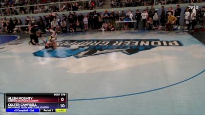 77 lbs Quarterfinal - Allen McGinty, Interior Grappling Academy vs Colter Campbell, Anchorage Youth Wrestling Academy