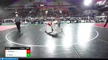 5A 152 lbs Cons. Round 3 - Parker Mack, Meridian vs Jeffrey Williams, Madison