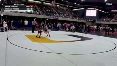 52 lbs 5th Place - Mason Christie, Mahwah vs Nicholas Turner, Mercersburg