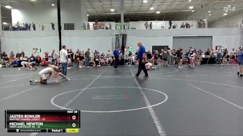 92 lbs Round 5 (6 Team) - Jaxten Bowler, Whitted Trained Legacy vs Michael Newton, Terps Northeast MS