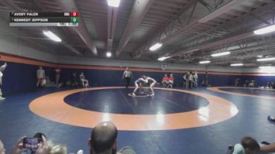 110 lbs Champ. Round 3 - Kennedy Jeppson vs Avery Faler, Headwaters Wrestling Academy