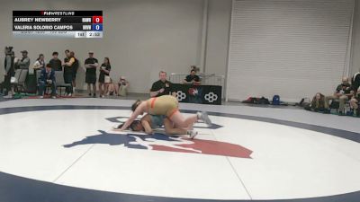 190 lbs Cons. Rd Of 16 - Aubrey Newberry, Hardcore Wrestling vs Valeria Solorio Campos, Hood River Valley High School Wrestling