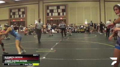 138 lbs Round 2 (4 Team) - Amber Hunter-Snyder, Elite NJ Blue vs Elizabeth Ostoyic, K-Select