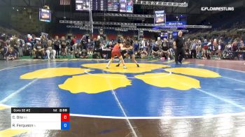 100 lbs Cons 32 #2 - Chloe Gile, Kansas vs Rebecca Ferguson, Illinois