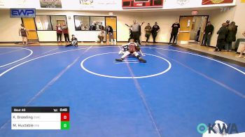 110 lbs Rr Rnd 3 - Kaden Breeding, Eufaula Ironheads Wrestling Club vs Maddox Huxtable, Vinita Kids Wrestling