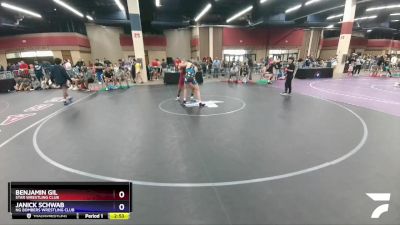 157 lbs Cons. Round 4 - Benjamin Gil, Star Wrestling Club vs Janick Schwab, NG Bombers Wrestling Club