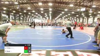 70 lbs Rr Rnd 3 - Jon Tutku, Mat Assassins Red vs Forest Rose, Young Guns White