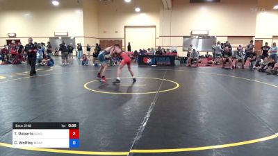 52 kg Cons 64 #2 - Tristen Roberts, Sons Of Atlas Wrestling Club vs Conner Wolfley, Moapa Valley Wrestling