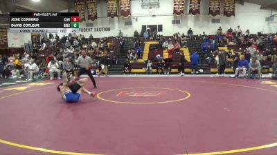 120 lbs Cons. Round 2 - Jose Cordero, Cleveland vs David Cotleur, Brecksville