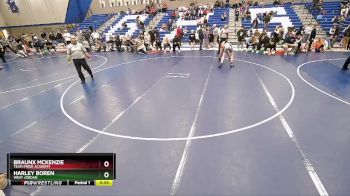 125 lbs 1st Place Match - Braunx McKenzie, Team Pride Academy vs Harley Boren, West Jordan