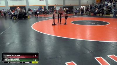 SPW-7 lbs Semifinal - Brooks Porter, Washington Matbackers vs Corbin Ritscher, Benton Community Wrestling Clu