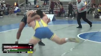 157 lbs Round 1 (4 Team) - Zachery Snyder, Toledo vs Dominick Carter, Central Florida