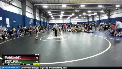 66 lbs Semifinal - Dayson Duke, Internal Quest Wrestling vs Gradyn Harvey, St. Maries Wrestling Club