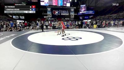 106 lbs Cons. Sub-quarters - Eli Thomas, AL vs Cristian Rojas, VA