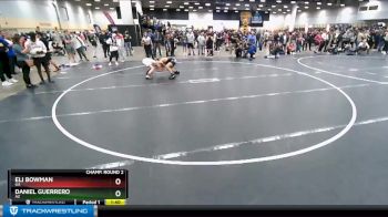 100 lbs Champ. Round 2 - Daniel Guerrero, AZ vs Eli Bowman, GA