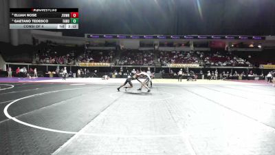 133 lbs Consi Of 4 - Elijah Nose, Jamestown vs Gaetano Tedesco, Florida A & M