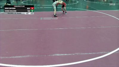 72 lbs Round 2 (6 Team) - Owen Malone, Task Force vs Zeke Snyder, Mat Assassins