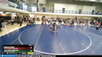 41-45 lbs Round 1 - Chloe Steed, Agon Academy Wrestling vs Stetson Maestas, Stallions Wrestling