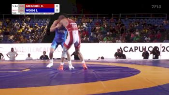 87 kg Semifinal - Spencer Woods, USA vs Daniel Gregorich, CUB