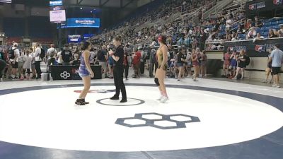 135 lbs Champ. Rd Of 128 - Sanai Villagran, California vs Aniela Flores, Colorado