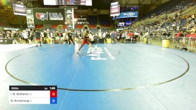 165 lbs Cons 8 #1 - Reyon Williams, OK vs Brock Armstrong, ID