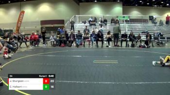 64 lbs Round 5 (6 Team) - John Jacob Sturgeon, ARES Red vs Carson Halbert, Michigan Matcats