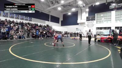 132 lbs Cons. Round 2 - Enzo Guerra, Tesoro vs Jayden Plata, Downey