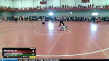 90 lbs Champ. Round 1 - John Woebkenberg, Jasper Wrestling Club vs Brody Blevins, Mishawaka Wrestling Club