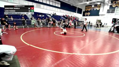 55-60 lbs Round 3 - Luke Torres, Socal Hammers vs John-Paul Barela, Barstow Wrestling